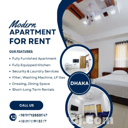 Furnished 2BHK Apartment for Rent in Bashundhara